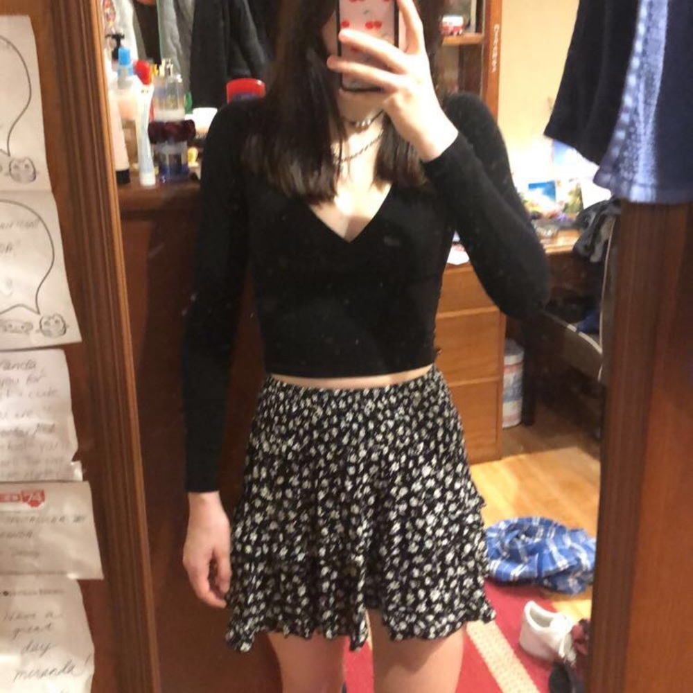 Pac sun floral skirt